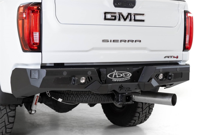 Chevrolet Silverado 2500 Bumper - Rear - Addictive Desert Designs - Bomber HD - Hammer Black - `20-`27